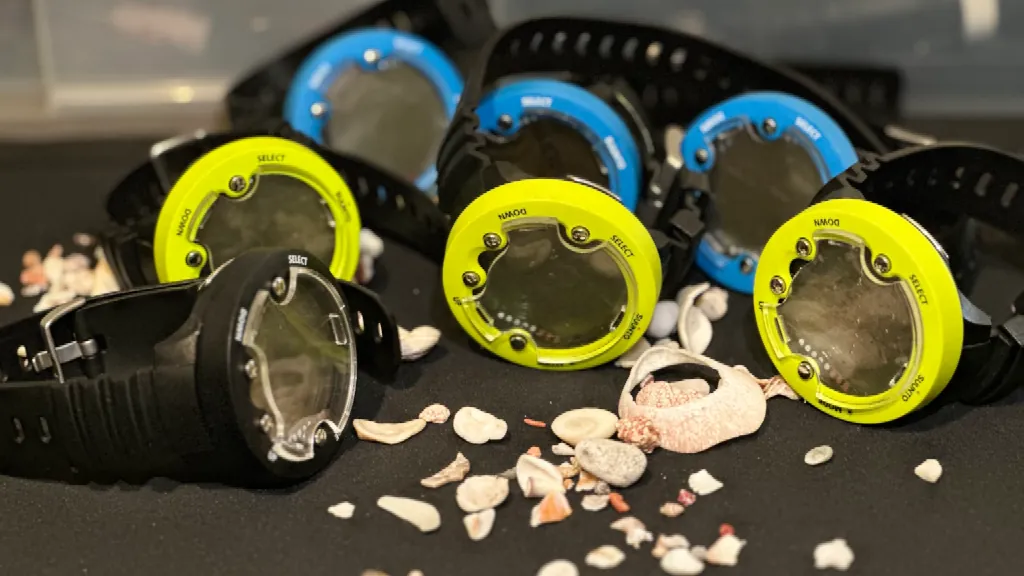 Dive computers at MTD Diveshop Malapascua